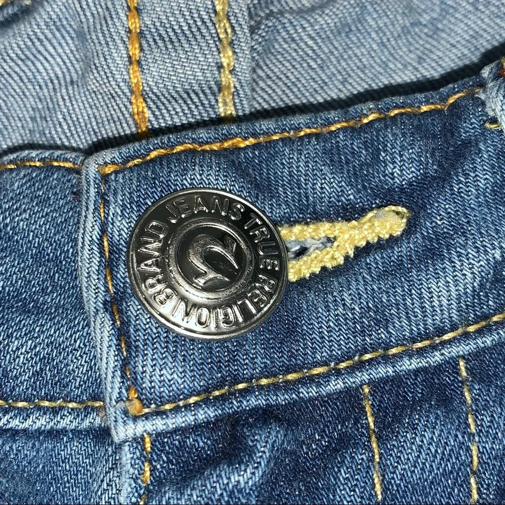 TRUE RELIGION Curvy Skinny denim Jeans Womens size 27 mid rise streetwear - Picture 8 of 14